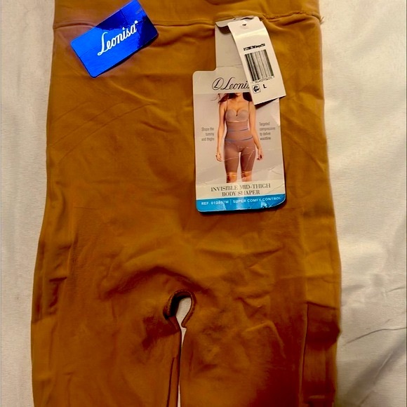 Leonisa INVISIBLE MID-THIGH BODY SHAPER COMFY CONTROL. Darker then a nude color - Picture 2 of 9